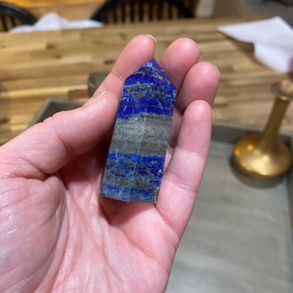 SOLD Mini Sodalite Crystal Tower great gift for crystal lovers - Picture 5 of 6
